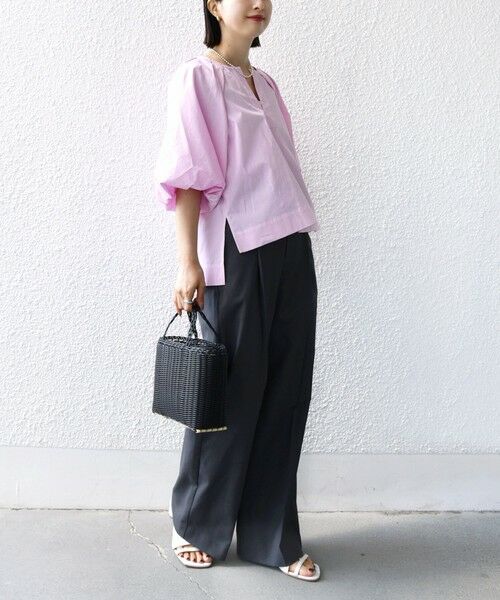 SHIPS / シップス シャツ・ブラウス | 〈手洗い可能〉ストライプ バルーン ブラウス | 詳細13