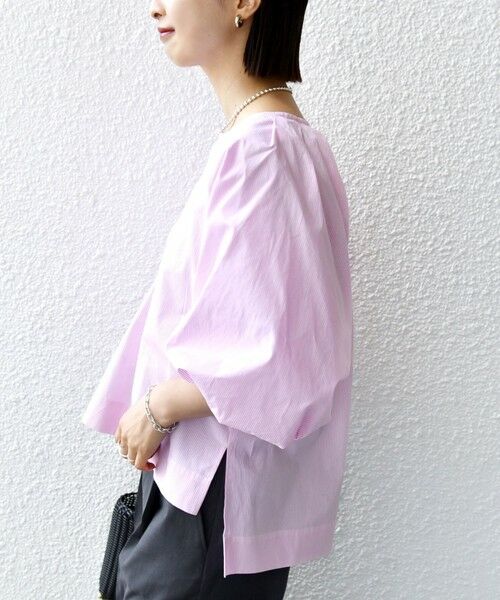 SHIPS / シップス シャツ・ブラウス | 〈手洗い可能〉ストライプ バルーン ブラウス | 詳細15