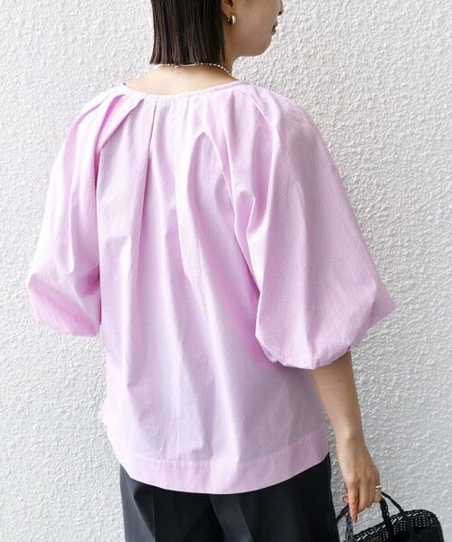 SHIPS / シップス シャツ・ブラウス | 〈手洗い可能〉ストライプ バルーン ブラウス | 詳細16