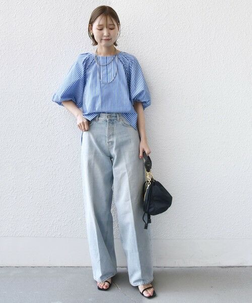 SHIPS / シップス シャツ・ブラウス | 〈手洗い可能〉ストライプ バルーン ブラウス | 詳細25