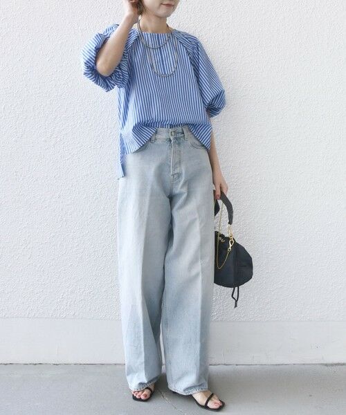 SHIPS / シップス シャツ・ブラウス | 〈手洗い可能〉ストライプ バルーン ブラウス | 詳細26