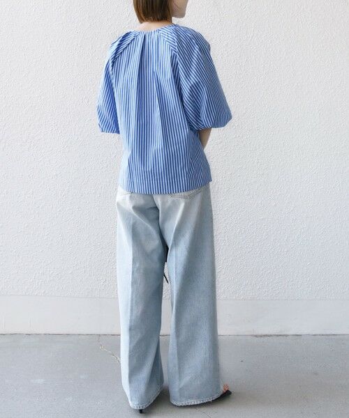 SHIPS / シップス シャツ・ブラウス | 〈手洗い可能〉ストライプ バルーン ブラウス | 詳細27