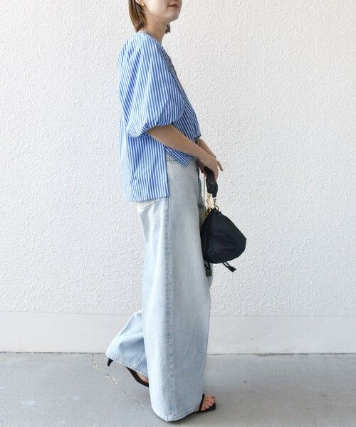 SHIPS / シップス シャツ・ブラウス | 〈手洗い可能〉ストライプ バルーン ブラウス | 詳細28