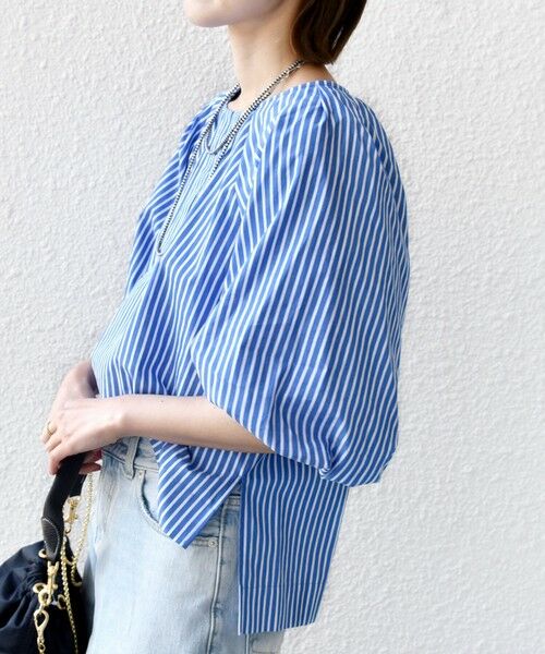 SHIPS / シップス シャツ・ブラウス | 〈手洗い可能〉ストライプ バルーン ブラウス | 詳細29