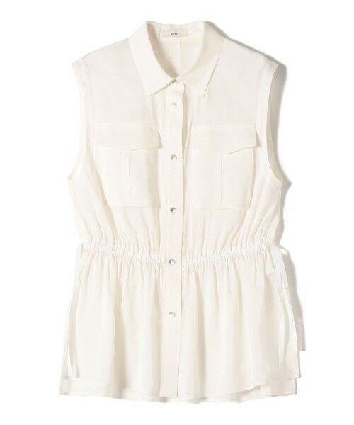 SHIPS / シップス シャツ・ブラウス | 〈手洗い可能〉IMPERIAL LINEN Wポケット ノースリーブ シャツ | 詳細23
