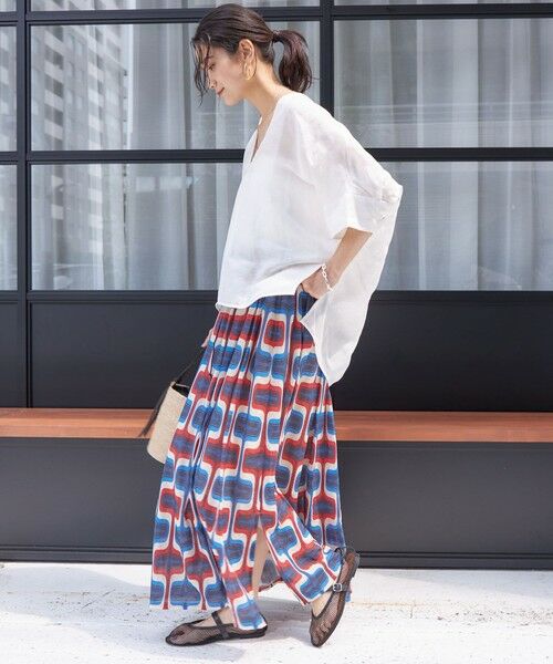 SHIPS / シップス シャツ・ブラウス | 【一部WEB限定】〈手洗い可能〉IMPERIAL LINEN スキッパー ブラウス | 詳細2