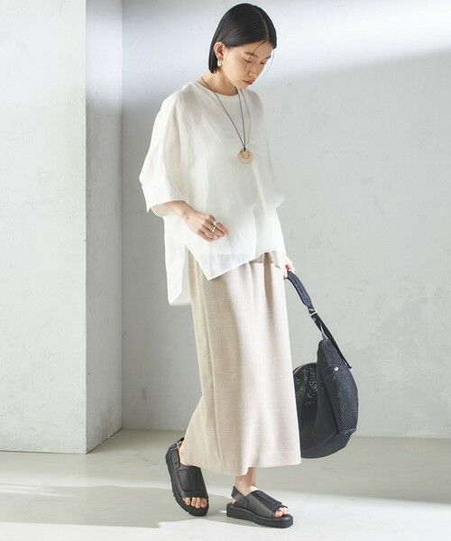 SHIPS / シップス シャツ・ブラウス | 【一部WEB限定】〈手洗い可能〉IMPERIAL LINEN スキッパー ブラウス | 詳細9