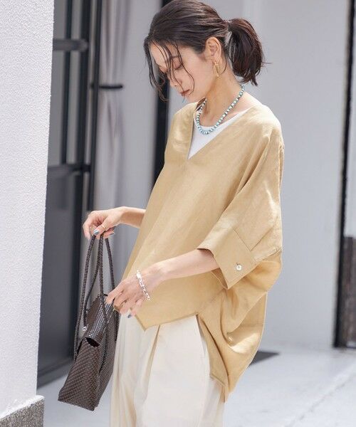 極美品 nest robe リネンスキッパーブラウス F 白 楽天市場】【未使用/定価1.7万】ネストローブ nest Robe 定番