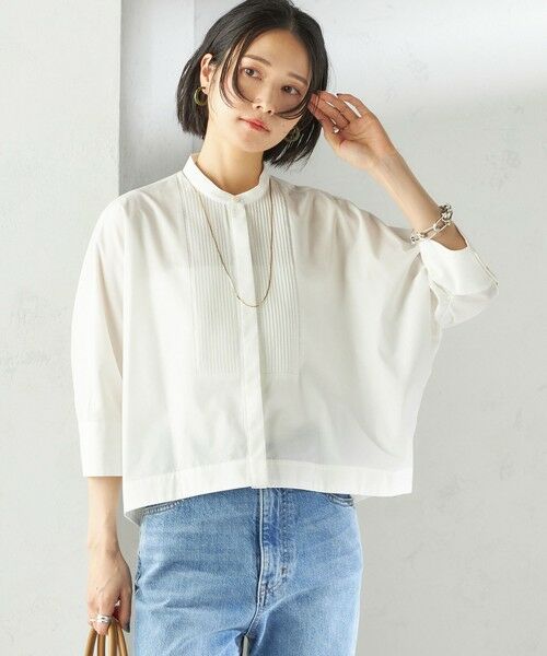 SHIPS / シップス シャツ・ブラウス | 〈手洗い可能〉ピンタック 羽織 シャツ | 詳細12