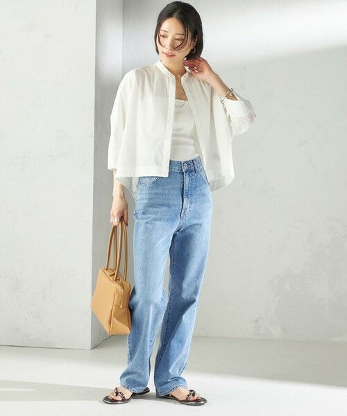 SHIPS / シップス シャツ・ブラウス | 〈手洗い可能〉ピンタック 羽織 シャツ | 詳細14