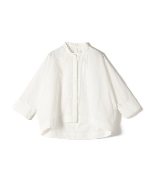 【シップス　ウィメン】〈手洗い可能〉ピンタック 羽織 シャツ 手洗い可能〉ピンタック 羽織 シャツ （シャツ・ブラウス