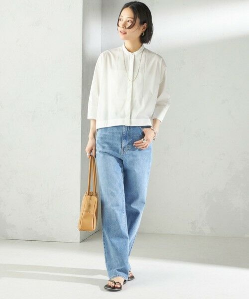 SHIPS / シップス シャツ・ブラウス | 〈手洗い可能〉ピンタック 羽織 シャツ | 詳細6