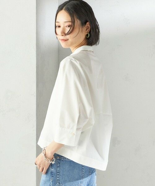 SHIPS / シップス シャツ・ブラウス | 〈手洗い可能〉ピンタック 羽織 シャツ | 詳細9