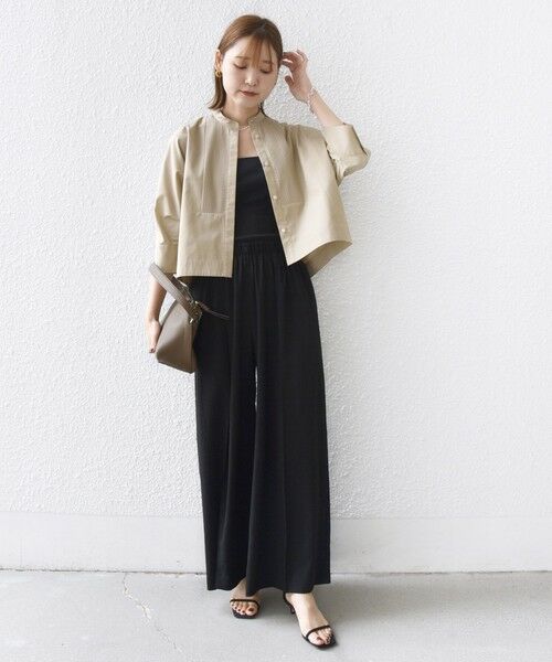 SHIPS / シップス シャツ・ブラウス | 〈手洗い可能〉ピンタック 羽織 シャツ | 詳細19