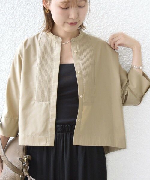 SHIPS / シップス シャツ・ブラウス | 〈手洗い可能〉ピンタック 羽織 シャツ | 詳細24