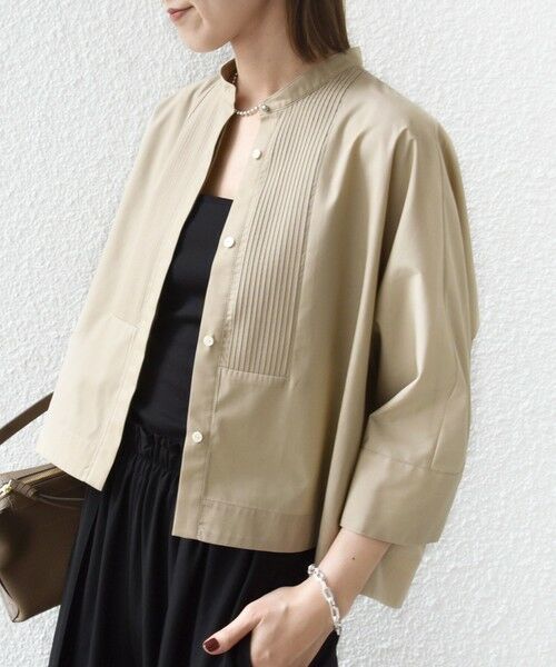 SHIPS / シップス シャツ・ブラウス | 〈手洗い可能〉ピンタック 羽織 シャツ | 詳細25