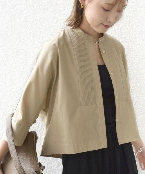 SHIPS / シップス シャツ・ブラウス | 〈手洗い可能〉ピンタック 羽織 シャツ | 詳細28