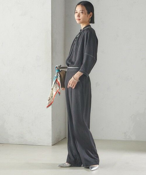 SHIPS / シップス シャツ・ブラウス | 〈接触冷感/吸水速乾〉アセテート ワッシャー ブラウス | 詳細13