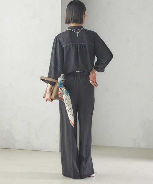 SHIPS / シップス シャツ・ブラウス | 〈接触冷感/吸水速乾〉アセテート ワッシャー ブラウス | 詳細14