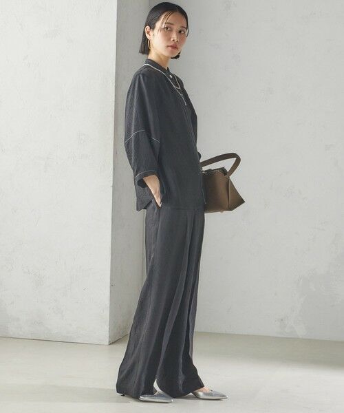 SHIPS / シップス シャツ・ブラウス | 〈接触冷感/吸水速乾〉アセテート ワッシャー ブラウス | 詳細6