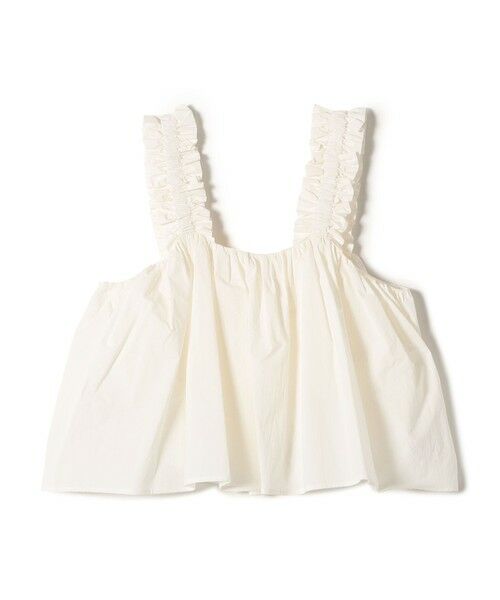 SHIPS / シップス シャツ・ブラウス | 【WEB限定】〈洗濯機可能〉ショルダー フリル キャミソール | 詳細9