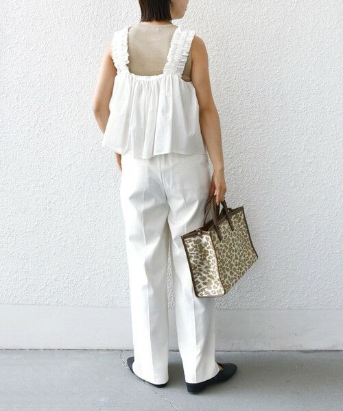 SHIPS / シップス シャツ・ブラウス | 【WEB限定】〈洗濯機可能〉ショルダー フリル キャミソール | 詳細3