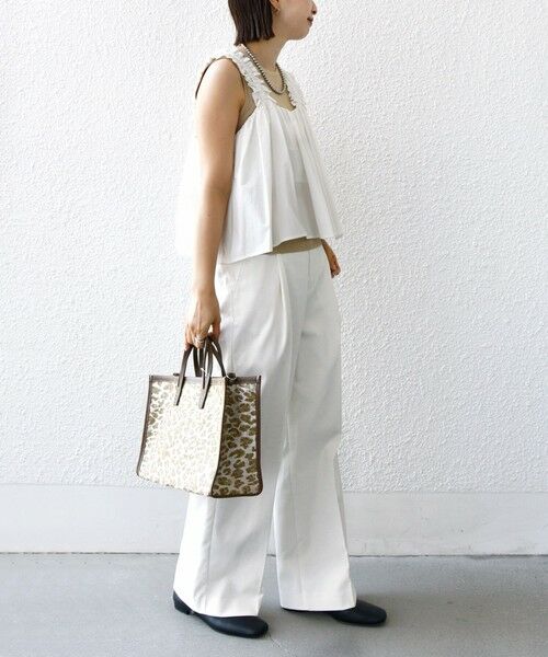 SHIPS / シップス シャツ・ブラウス | 【WEB限定】〈洗濯機可能〉ショルダー フリル キャミソール | 詳細4