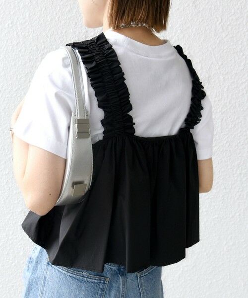 SHIPS / シップス シャツ・ブラウス | 【WEB限定】〈洗濯機可能〉ショルダー フリル キャミソール | 詳細16