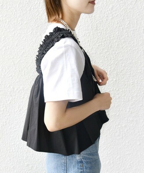 SHIPS / シップス シャツ・ブラウス | 【WEB限定】〈洗濯機可能〉ショルダー フリル キャミソール | 詳細17