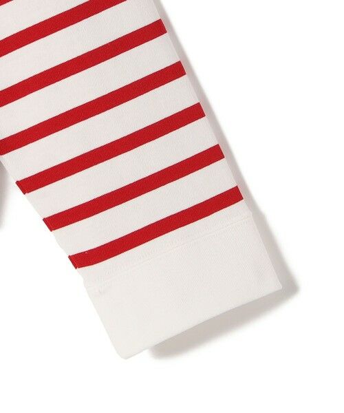 SHIPS for women / シップスウィメン カットソー（半袖以外） | SHIPS Primary Navy Label:コットン ボーダー クルーネック プルオーバー | 詳細4