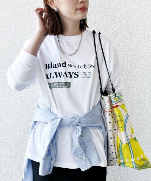 SHIPS / シップス カットソー(半袖以外) | 【SHIPS別注】Odub:プリント ロング スリーブ TEE | 詳細4