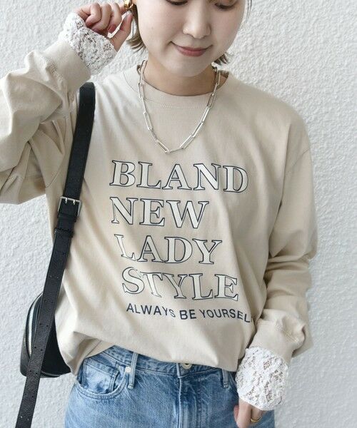 SHIPS / シップス カットソー(半袖以外) | 【SHIPS別注】Odub:プリント ロング スリーブ TEE | 詳細12