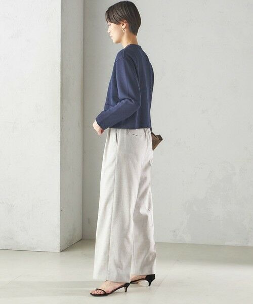 SHIPS / シップス カーディガン・ボレロ | 〈手洗い可能〉ブークレ ダブル ニット パールモチーフボタン カーディガン | 詳細17