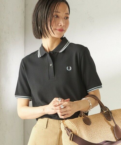 SHIPS / シップス ポロシャツ | 《一部追加予約》FRED PERRY:G3600 TWIN TIPPED SHIRTS（ブラック系）
