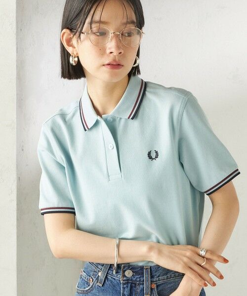 SHIPS / シップス ポロシャツ | 《一部追加予約》FRED PERRY:G3600 TWIN TIPPED SHIRTS（ライトブルー）