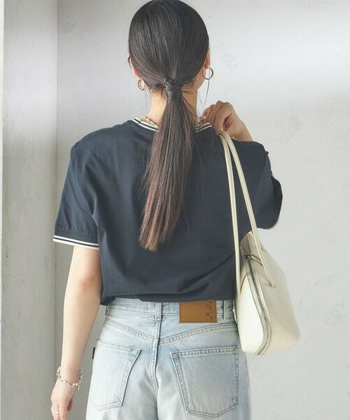 tシャツ FRED PERRY:M1588 TWIN TIPPED TEE レディース FRED PERRY:M1588 TWIN TIPPED TEE（Tシャツ/カットソー）｜FRED