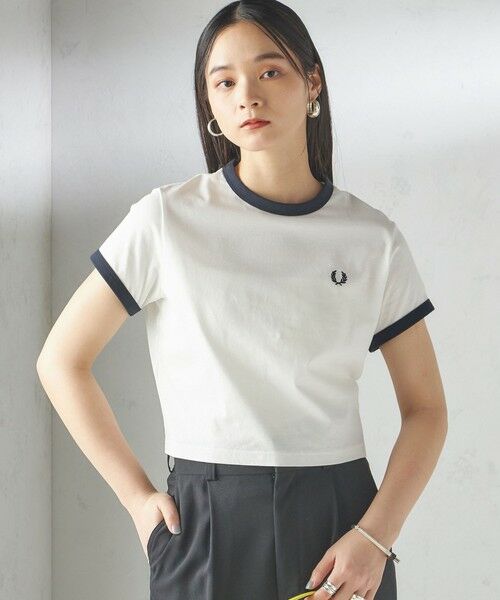 FRED PERRY:G9163 CROPPED RINGER TEE （Tシャツ）｜SHIPS for