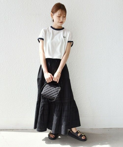 SHIPS / シップス Tシャツ | FRED PERRY:G9163 CROPPED RINGER TEE | 詳細14