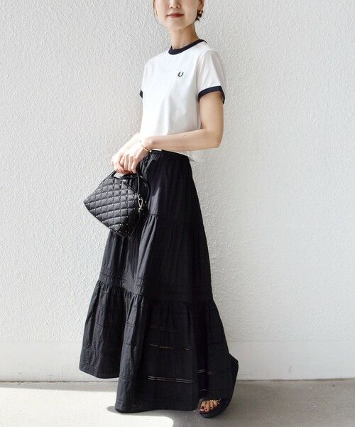 SHIPS / シップス Tシャツ | FRED PERRY:G9163 CROPPED RINGER TEE | 詳細15