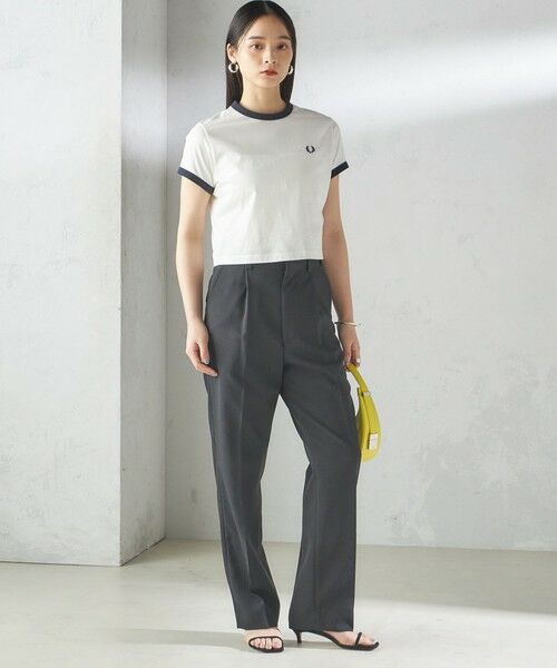 SHIPS / シップス Tシャツ | FRED PERRY:G9163 CROPPED RINGER TEE | 詳細5