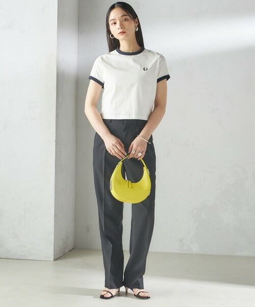 SHIPS / シップス Tシャツ | FRED PERRY:G9163 CROPPED RINGER TEE | 詳細6