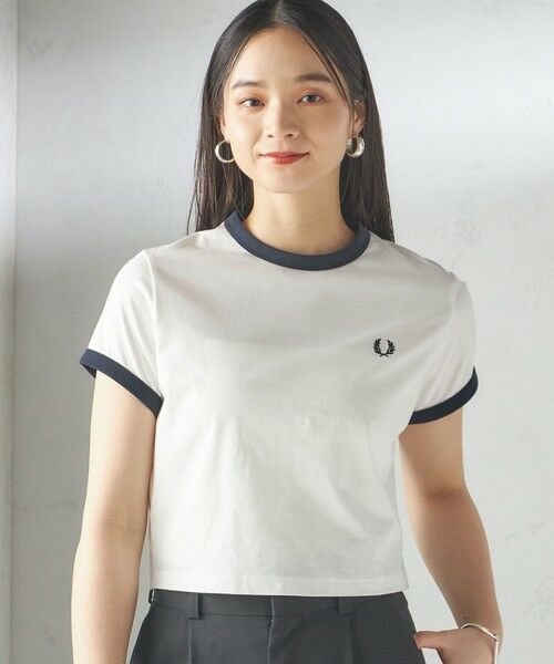 FRED PERRY:G9163 CROPPED RINGER TEE （Tシャツ）｜SHIPS for