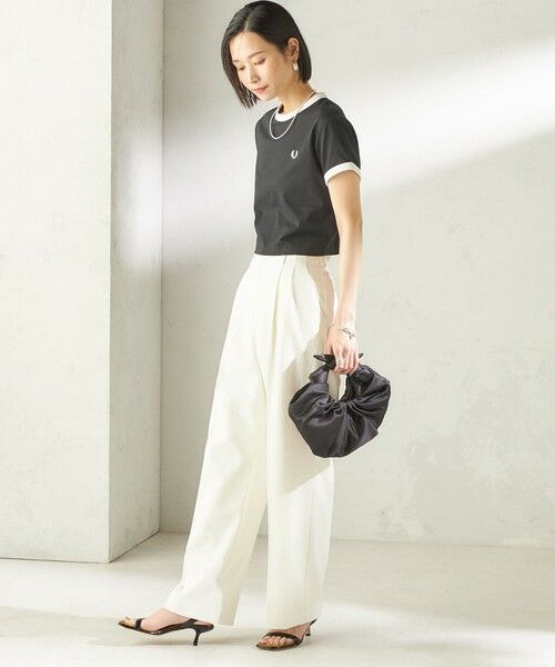 SHIPS / シップス Tシャツ | 《一部追加予約》FRED PERRY:G9163 CROPPED RINGER TEE | 詳細26