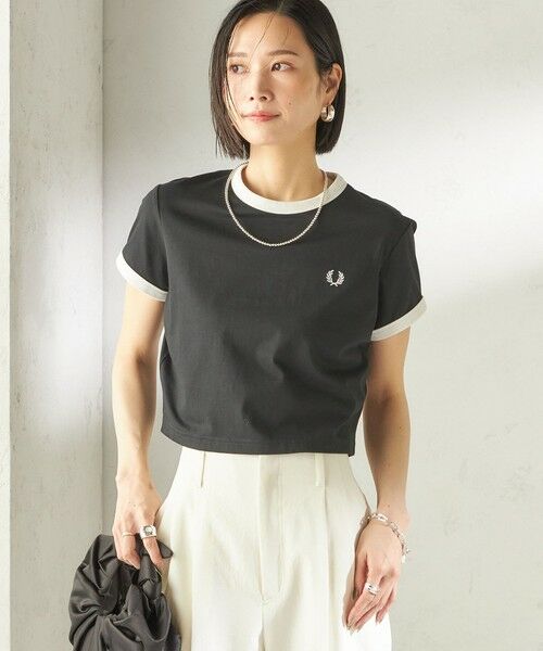 SHIPS / シップス Tシャツ | 《一部追加予約》FRED PERRY:G9163 CROPPED RINGER TEE | 詳細29