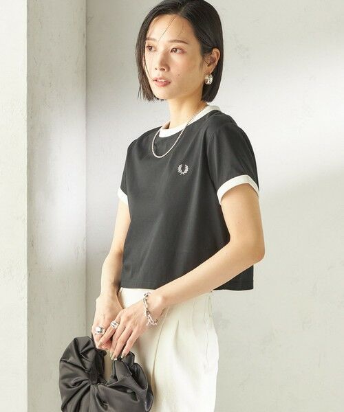 SHIPS / シップス Tシャツ | 《一部追加予約》FRED PERRY:G9163 CROPPED RINGER TEE | 詳細30