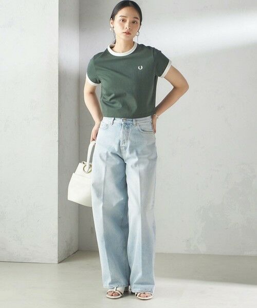 SHIPS / シップス Tシャツ | FRED PERRY:G9163 CROPPED RINGER TEE | 詳細21