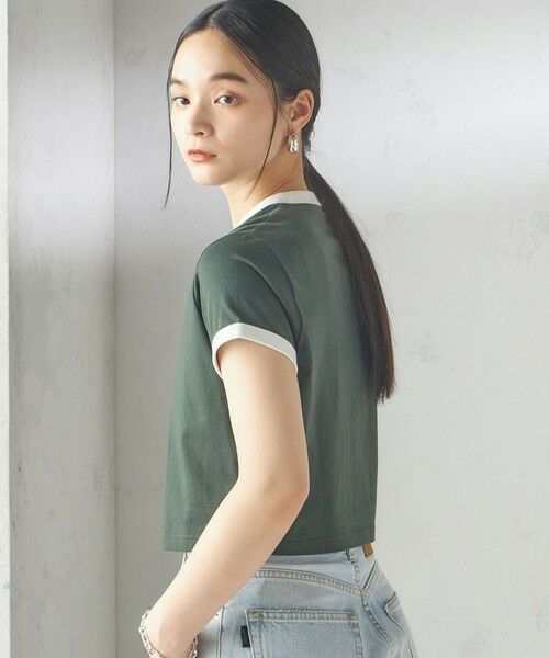SHIPS / シップス Tシャツ | FRED PERRY:G9163 CROPPED RINGER TEE | 詳細28