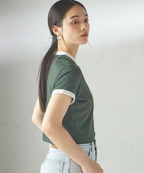 SHIPS / シップス Tシャツ | FRED PERRY:G9163 CROPPED RINGER TEE | 詳細30