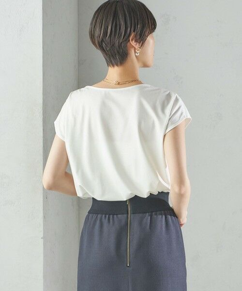 SHIPS / シップス Tシャツ | 〈手洗い可能〉SORONA(R) ボートネック TEE | 詳細10