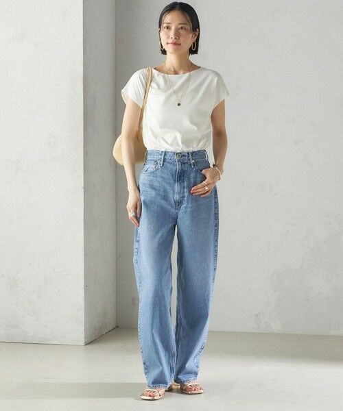 SHIPS / シップス Tシャツ | 〈手洗い可能〉SORONA(R) ボートネック TEE | 詳細13